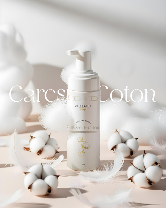 Mousse nettoyante intime- caresse de coton